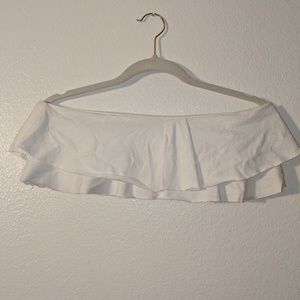 White Bandeau Crop Top